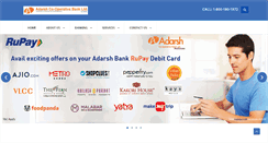 Desktop Screenshot of adarshco-operativebank.com